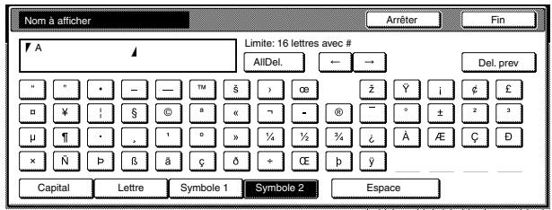 OLIVETTI D-COPIA 300 - Écran d'entrée de caractères - 5