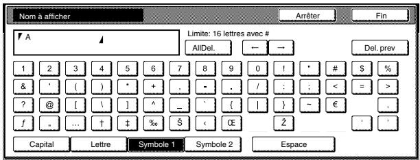 OLIVETTI D-COPIA 300 - Écran d'entrée de caractères - 7