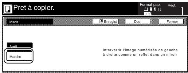 OLIVETTI D-COPIA 300 - Produire des copies avec des images en miroir [mode d'image en miroir] - 5