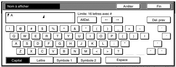 OLIVETTI D-COPIA 300 - Écran d'entrée de caractères - 3