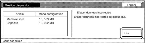 OLIVETTI D-COPIA 300 - Mode de gestion disque dur - 1