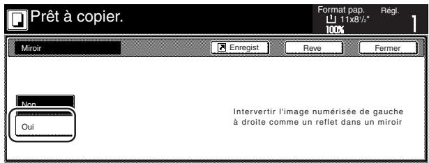 OLIVETTI D-COPIA 300 - Produire des copies avec des images en miroir [mode d'image en miroir] - 4