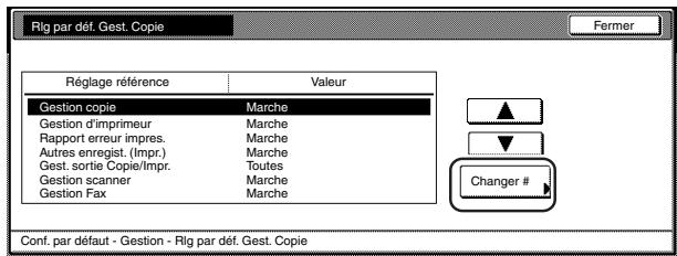 OLIVETTI D-COPIA 300 - Marche/arrêt de la gestion de fonction de copie - 2