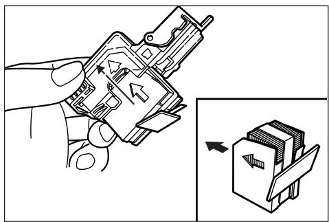 OLIVETTI D-COPIA 300 - ①Réapprovisionnement de l'unité d'agrafage - 4