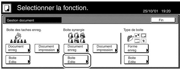 OLIVETTI D-COPIA 300 - Effacer des documents enregistrés dans une boîte - 3
