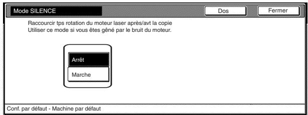 OLIVETTI D-COPIA 300 - Faire apparaître l'écran "machine par défaut". - 2