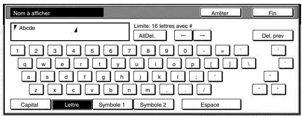 OLIVETTI D-COPIA 300 - Procédure d'entrée des caractères - 5
