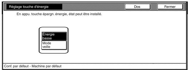 OLIVETTI D-COPIA 300 - Modification du mode d'économie d'énergie - 2
