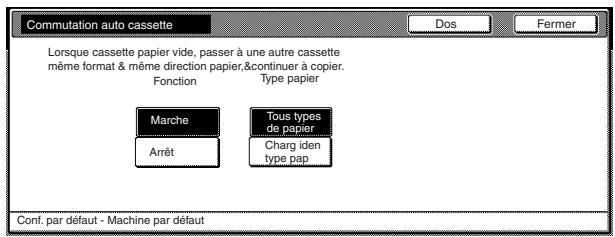OLIVETTI D-COPIA 300 - Marche/arrêt du changement automatique de tiroir - 6