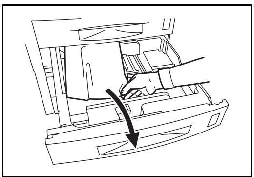 OLIVETTI D-COPIA 500MF - Remove the jammed paper. - 1