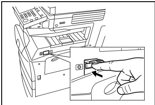 OLIVETTI D-COPIA 500MF - Mise sous tension - 1