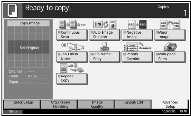 OLIVETTI D-COPIA 500MF - Copy Screen - 5