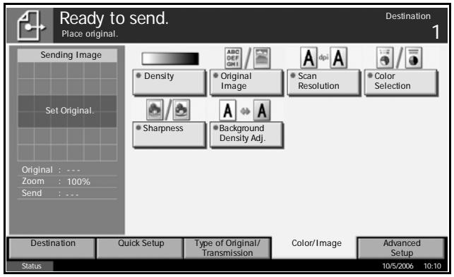 OLIVETTI D-COPIA 500MF - Send Screen - 4