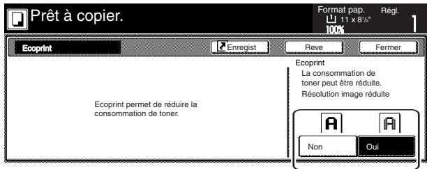 OLIVETTI D-COPIA 55 - Economiser le toner [Mode d'impression ecologique] - 12