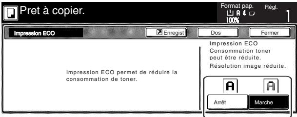 OLIVETTI D-COPIA 55 - Economiser le toner [Mode d'impression ecologique] - 13