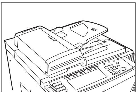 OLIVETTI D-COPIA 55 - Mise en place d'originaux dans le processeur de document - 1