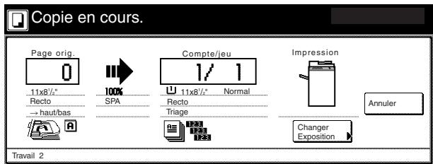 OLIVETTI D-COPIA 55 - Demarrage de la copie - 1