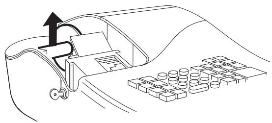 OLIVETTI ECR 2100 EURO - Installation et remplacement des piles - 2