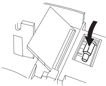 OLIVETTI ECR 2100 EURO - Installation du rouleau encreur - 2