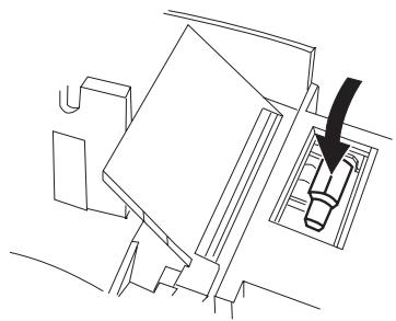 OLIVETTI ECR 2150 - Installation du rouleau encreur - 2