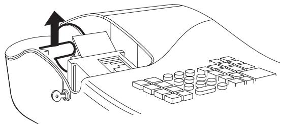 OLIVETTI ECR 2150 - Installation et remplacement des piles - 2