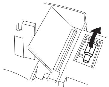 OLIVETTI ECR 2150 - Installation du rouleau encreur - 1