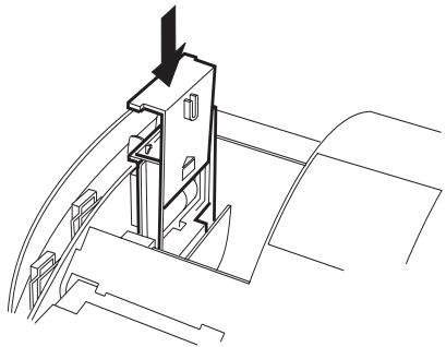 OLIVETTI ECR 2300 EURO - Installation et remplacement des piles - 4