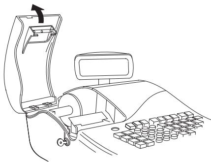 OLIVETTI ECR 2300 EURO - Installation et remplacement des piles - 1