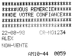 OLIVETTI ECR 2400 EURO - Ticket vide - 1