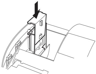 OLIVETTI ECR 2400 EURO - Installation et remplacement des piles - 4