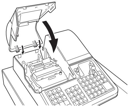 OLIVETTI ECR 2500 EU - Installation de la cartouche à ruban encreur - 4