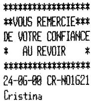OLIVETTI ECR 2500 EU - Enregistrement de la vente de plusieurs articles au même prix - 1