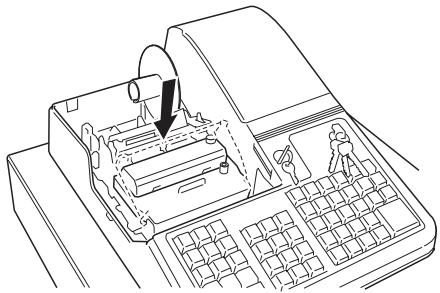 OLIVETTI ECR 2500 EU - Installation de la cartouche à ruban encreur - 3