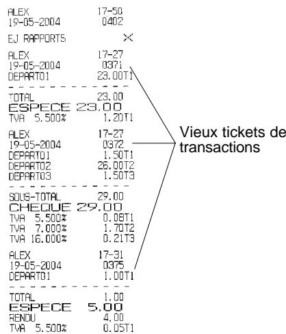 OLIVETTI ECR 5600 - Vieux Comptes-rendus de transactions - 1