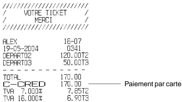 OLIVETTI ECR 5600 - Palement par carte - 1