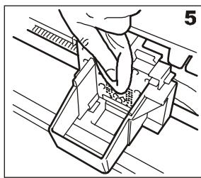 OLIVETTI FAX-LAB 200 PRINTER - Nettoyage des contacts electriques de la TETE d'impression - 5