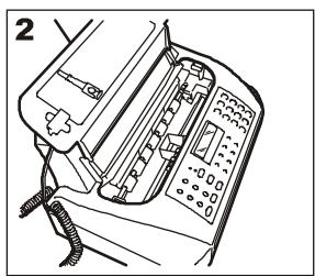 OLIVETTI FAX-LAB 200 PRINTER - Insertion de la TETE d'impression - 2