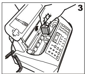 OLIVETTI FAX-LAB 200 PRINTER - Nettoyage des contacts electriques de la TETE d'impression - 3