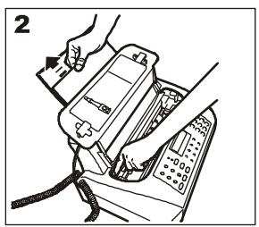 OLIVETTI FAX-LAB 200 PRINTER - Retrait d'un original COINCE ou d'une feuille de PAPIER coincee - 2