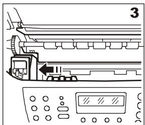OLIVETTI FAX-LAB 200 PRINTER - Nettoyage de la BANDE essuie-tete - 3