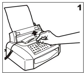 OLIVETTI FAX-LAB 200 PRINTER - Nettoyage de la BANDE essuie-tete - 1