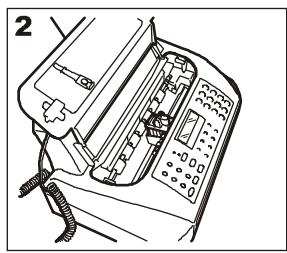 OLIVETTI FAX-LAB 200 PRINTER - Nettoyage des contacts electriques de la TETE d'impression - 2