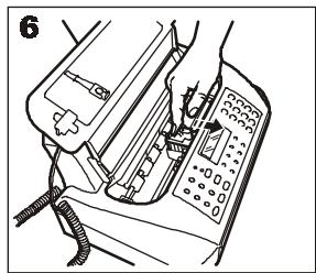 OLIVETTI FAX-LAB 200 PRINTER - Insertion de la TETE d'impression - 6