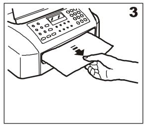 OLIVETTI FAX-LAB 200 PRINTER - Retrait d'un original COINCE ou d'une feuille de PAPIER coincee - 3