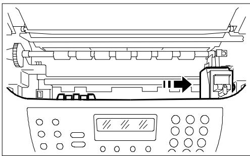 OLIVETTI OFX 525 - NETTOYAGE DE LA BANDE ESSUIE-TETE - 2
