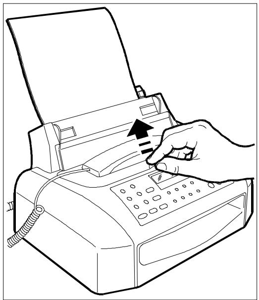OLIVETTI OFX 525 - Préparation de l'original à émettre (emission par dépose) - 1
