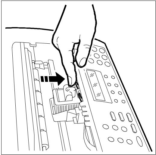OLIVETTI OFX 525 - INTRODUCTION DE LA TETE D'IMPRESSION - 8
