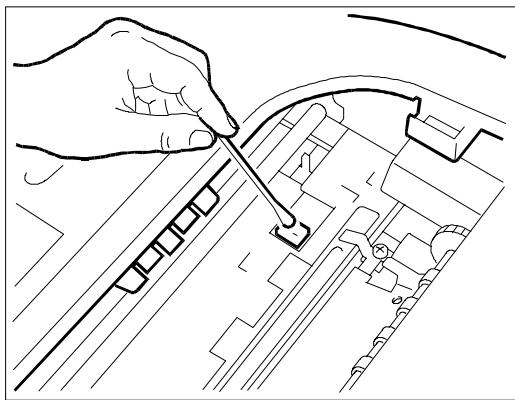 OLIVETTI OFX 525 - NETTOYAGE DE LA BANDE ESSUIE-TETE - 3