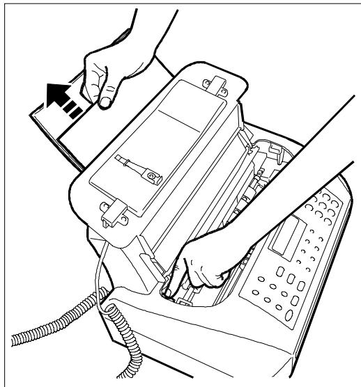 OLIVETTI OFX 525 - RETRAIT D'UNE FEUILLE DE PAPIER OU D'UN ORIGINAL COINCES - 2
