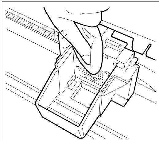 OLIVETTI OFX 525 - NETTOYAGE DES CONTACTS ELECTRIQUES DE LA TETE D'IMPRESSION - 5